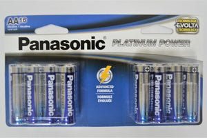 Panasonic AA Alkaline Platinum Batteries 16 pack