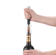 Load image into Gallery viewer, Sip Eazy Black Air Pump Premium Wine bottle Opener 4 piece Gift Set