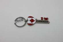 Load image into Gallery viewer, Canada 7 Pack, - Stainless Steel Fridge Magnet Bottle Opener, 2 x Lapel Canada Flag Pins, Multiple keychains (5)