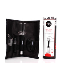 Load image into Gallery viewer, Sip Eazy Black Air Pump Premium Wine bottle Opener 4 piece Gift Set