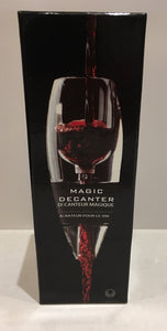 Magic Decanter Wine Aerator set with Carry Pouch and Stand