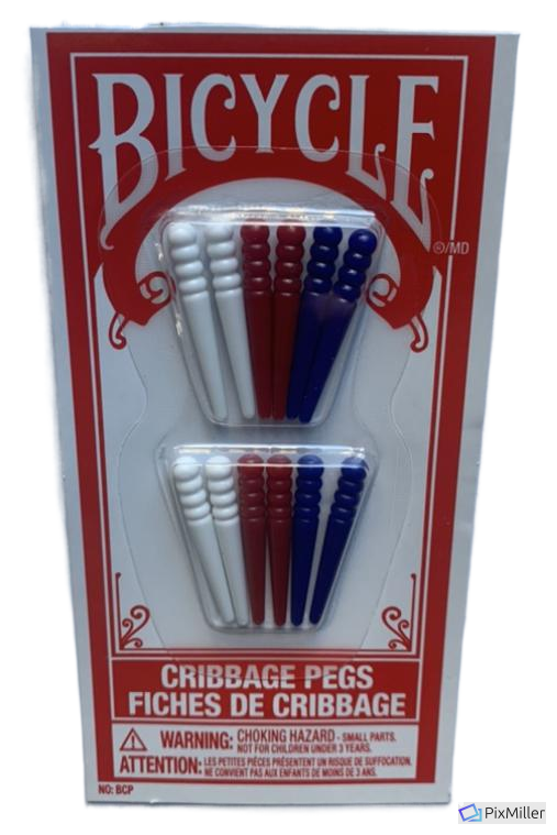 Cribbage Pegs By Bicycle
